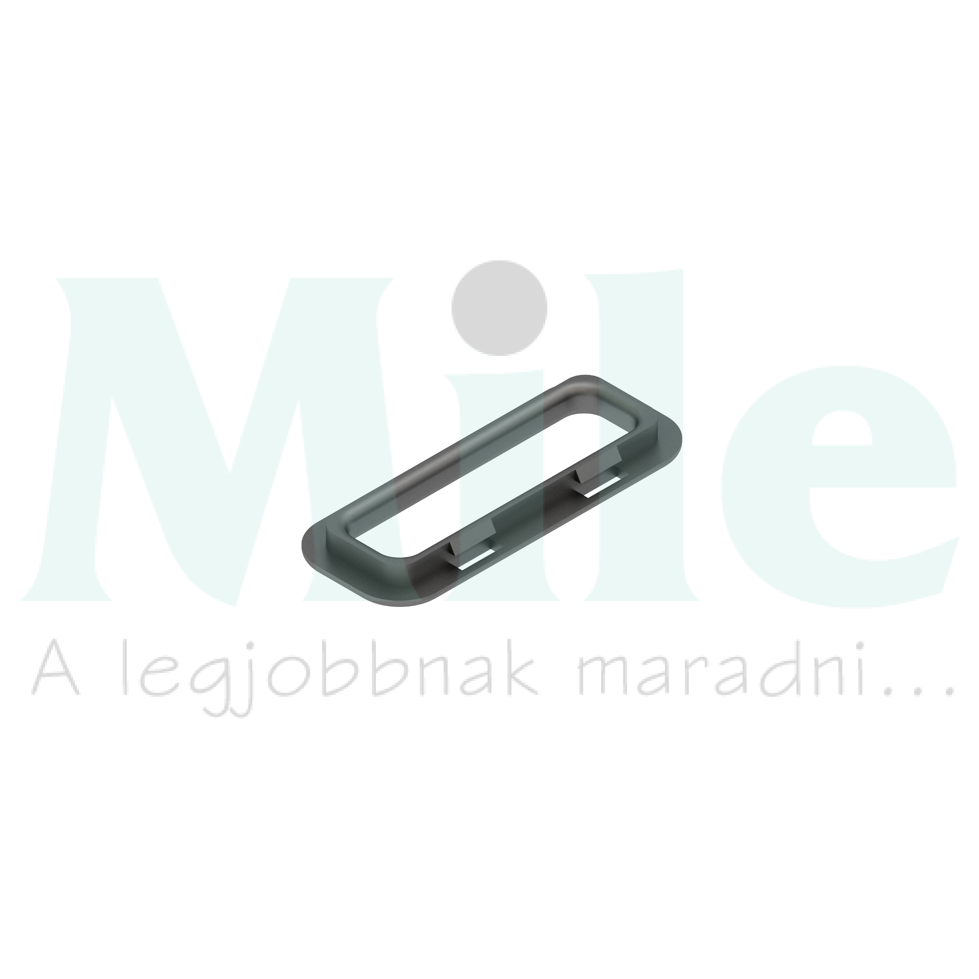Kábelvédő gyűrű kábeltálcához-hoz 58mm x 24mm x 72mm műanyag fekete KSR 30 A Niedax
